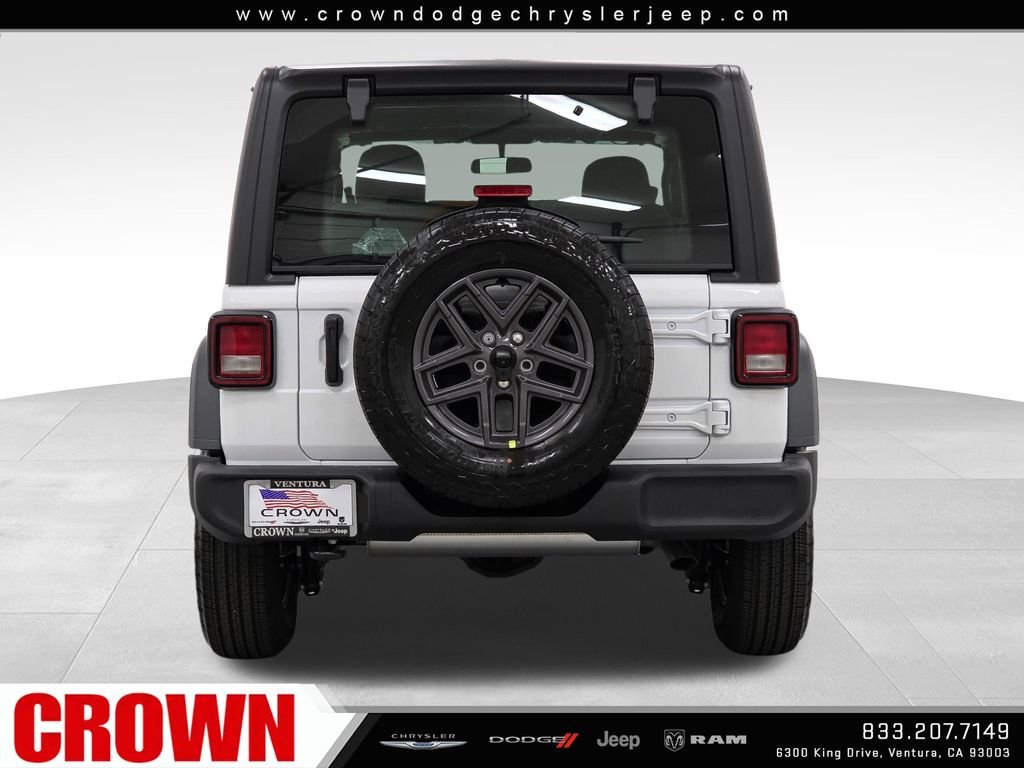 New 2026 Bright White Clear-Coat Exterior Paint Jeep Sport image 6