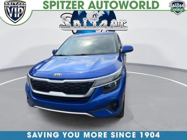Certified Used 2021 Blue Kia EX image 3