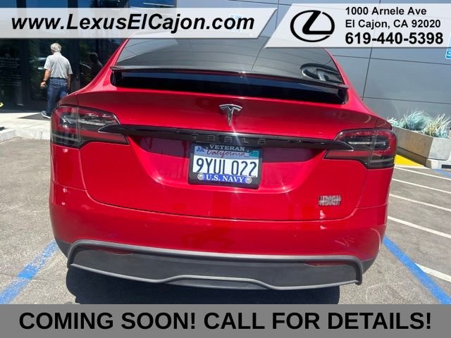 Used 2022 Red Tesla Plaid image 3