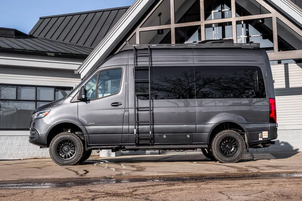 New 2026 Tenorite Gray Metallic Midwest Automotive Designs FD2 w/ Dual Rear Bench Overland Package, 540AH, Solar and 2.5KW Cummins Onan Generator image 84