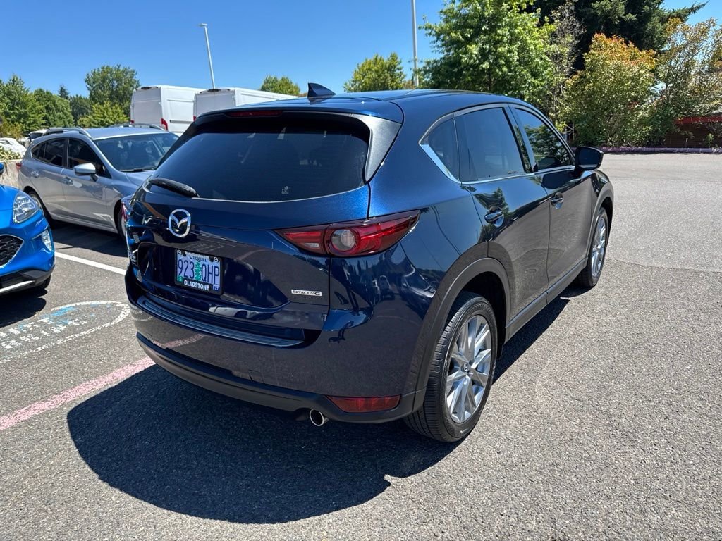 Used 2021 Deep Crystal Blue Mica Mazda Grand Touring image 9