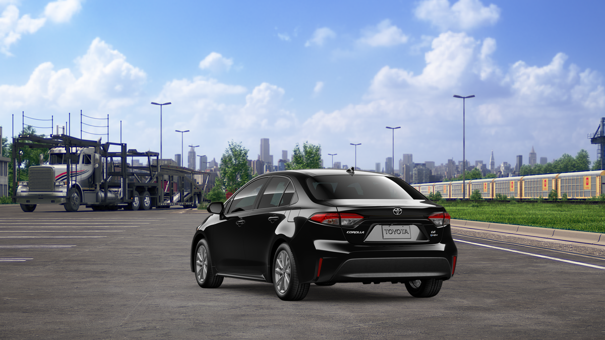 New 2026 Midnight Black Metallic Toyota Hybrid LE image 7