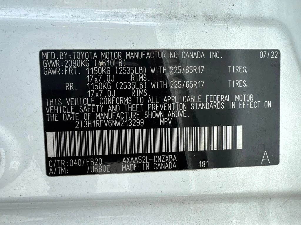 Certified Used 2022 White Toyota LE image 14