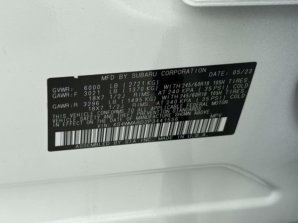 Used 2023 White Subaru Premium image 30