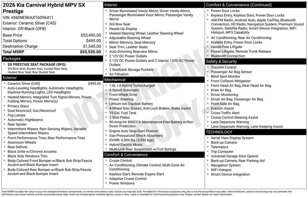 New 2026 Ceramic Silver Kia SX Prestige image 6
