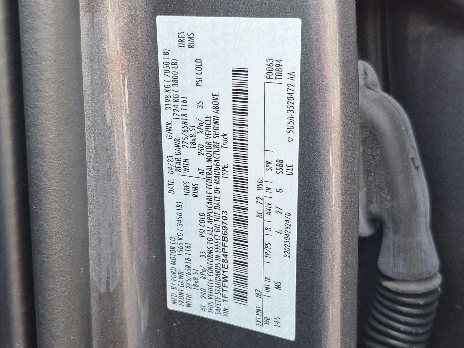Used 2023 Carbonized Gray Metallic Ford XLT image 37