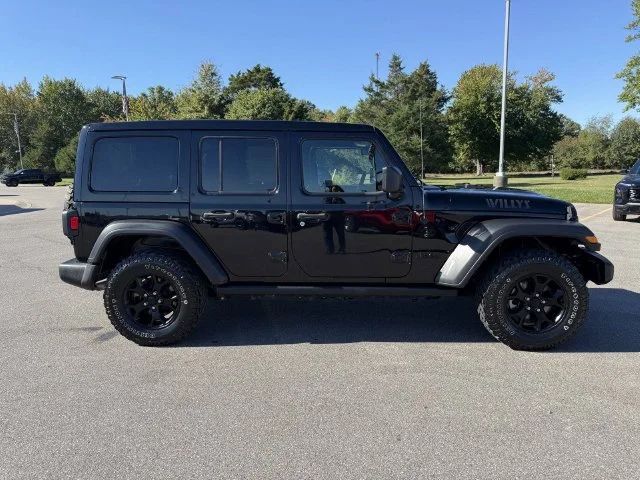 Used 2021 Black Clearcoat Jeep Unlimited Willys image 10