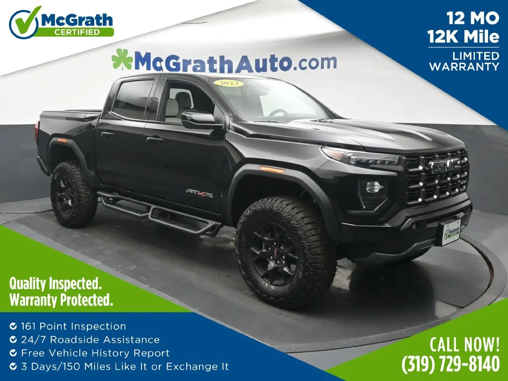 Certified Used 2024 Black GMC AT4X image 1