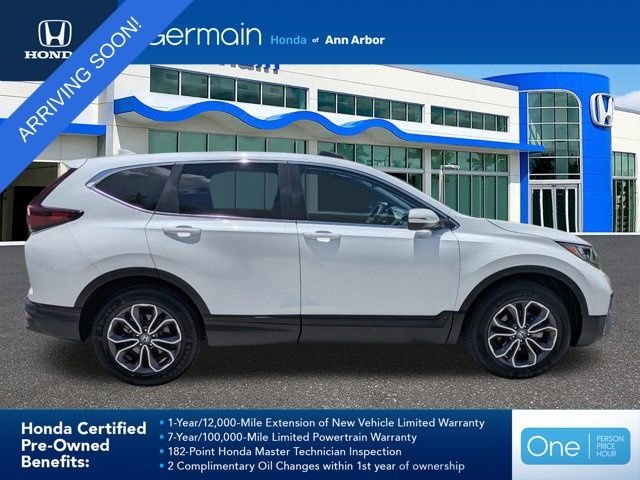Certified Used 2022 Platinum White Pearl Honda EX image 4