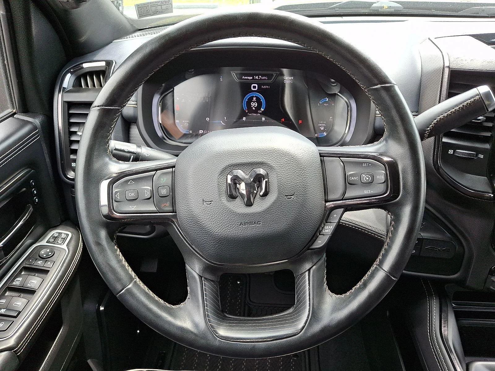 Used 2023 Diamond Black Crystal Pearlcoat Ram Limited image 20