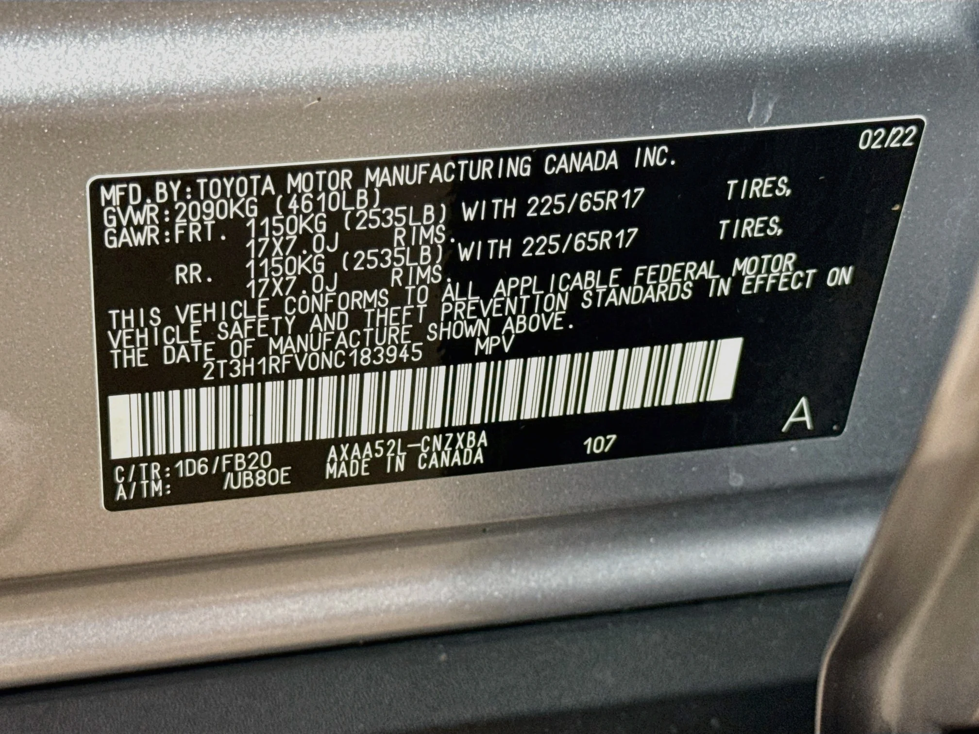 Certified Used 2022 Silver Sky Metallic Toyota LE image 31