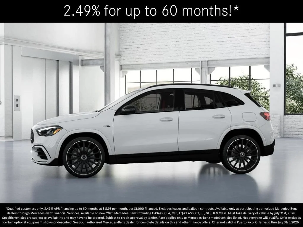 New 2026 Polar White Mercedes-Benz AMG® GLA 35 4MATIC SUV image 77