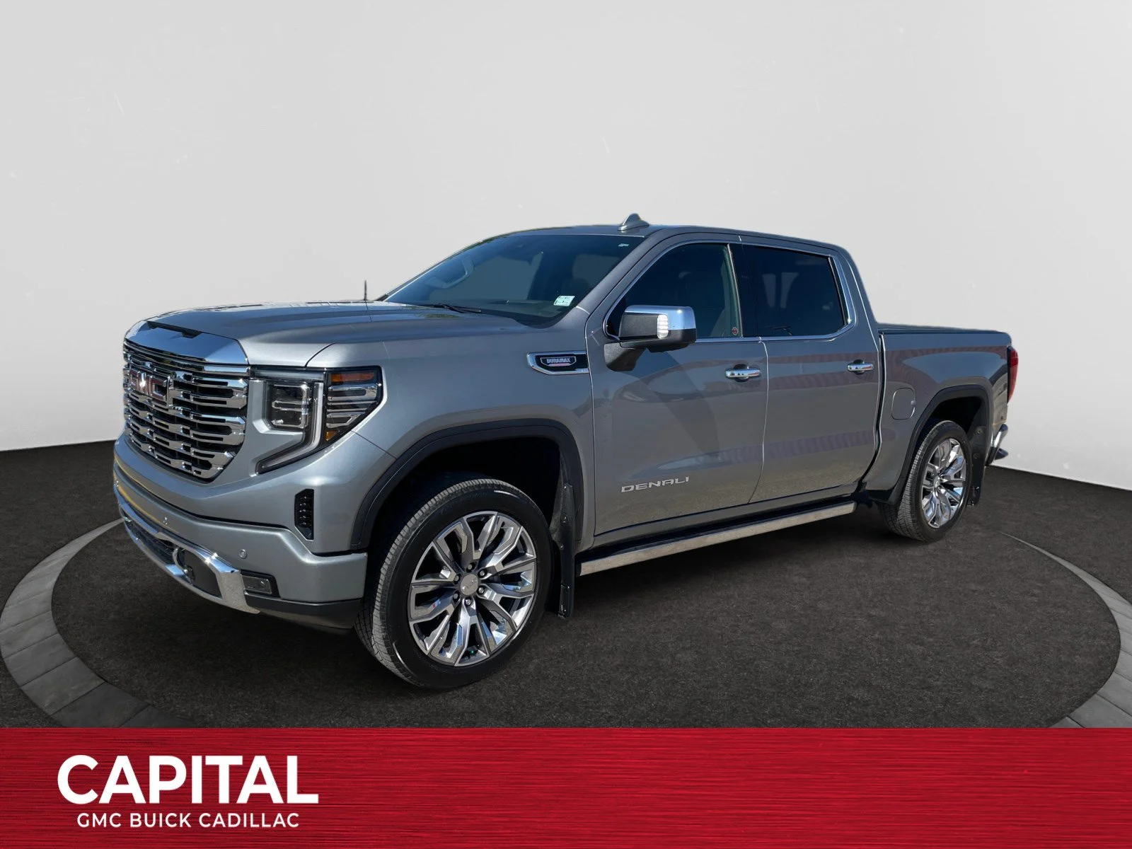 Used 2024 Gray GMC Denali Crew 3.0L Leather Sunroof Navigation 4x4 image 1