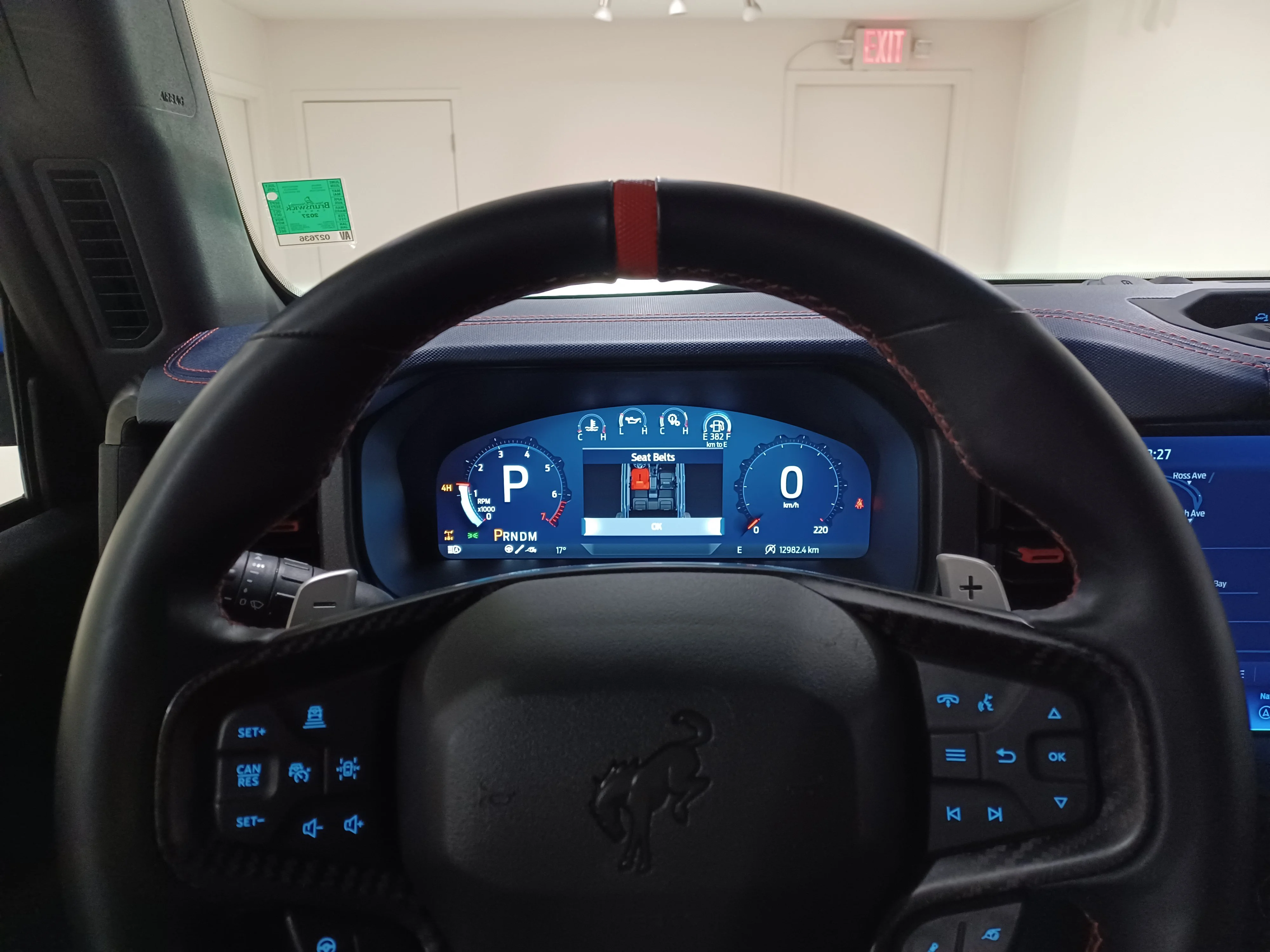 Certified Used 2024 Velocity Blue Metallic Ford Raptor 4x4*418HP!! | 37in Tires | Adaptive Cruise | Nav | 360 Cam | Htd Suede Seats | B&O Sound image 13