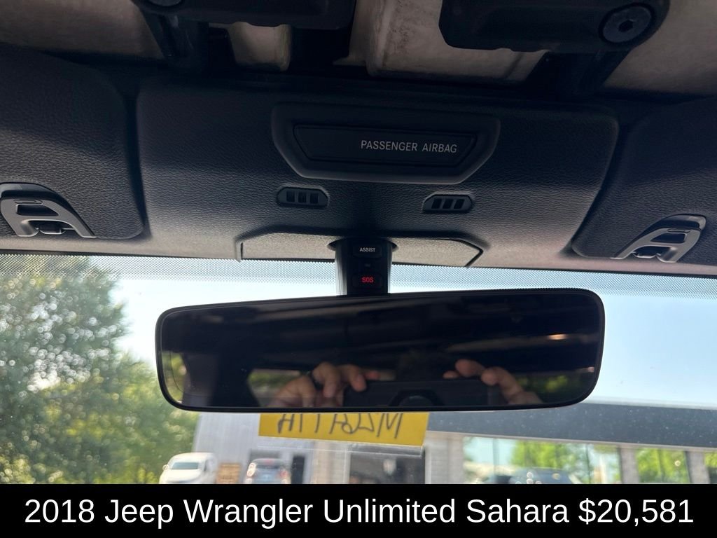 Used 2018 Crystal Metallic Jeep Unlimited Sahara image 32