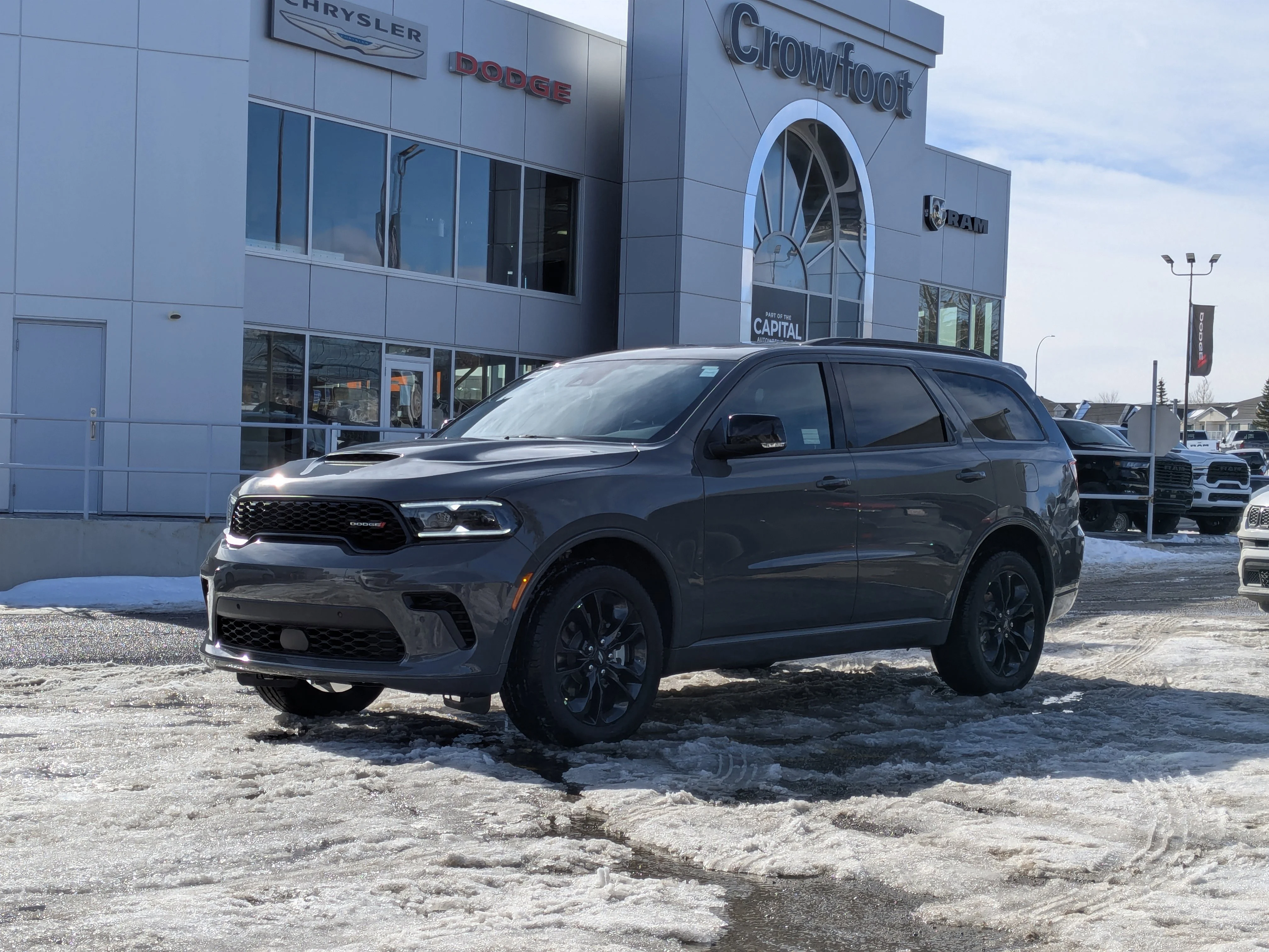 New 2026 Grey Dodge GT Plus - AWD  3.6L PENTASTAR V6  2ND BLACKTOP PKG image 1