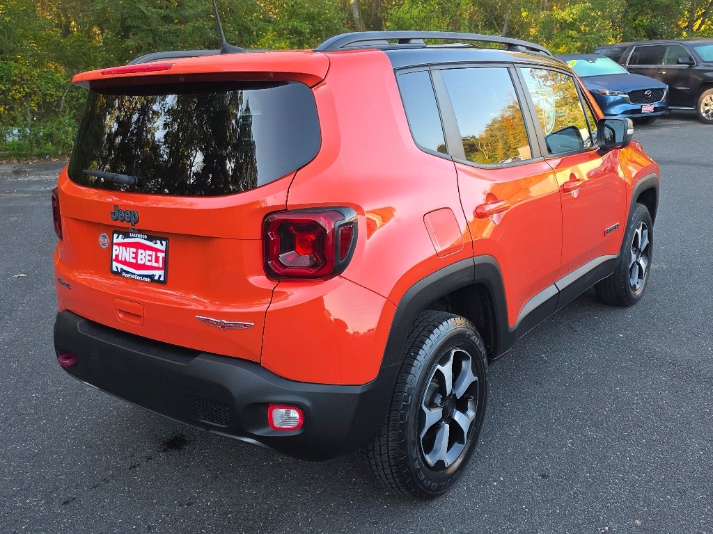 Used 2021 Omaha Orange Clear Coat Jeep Trailhawk image 16