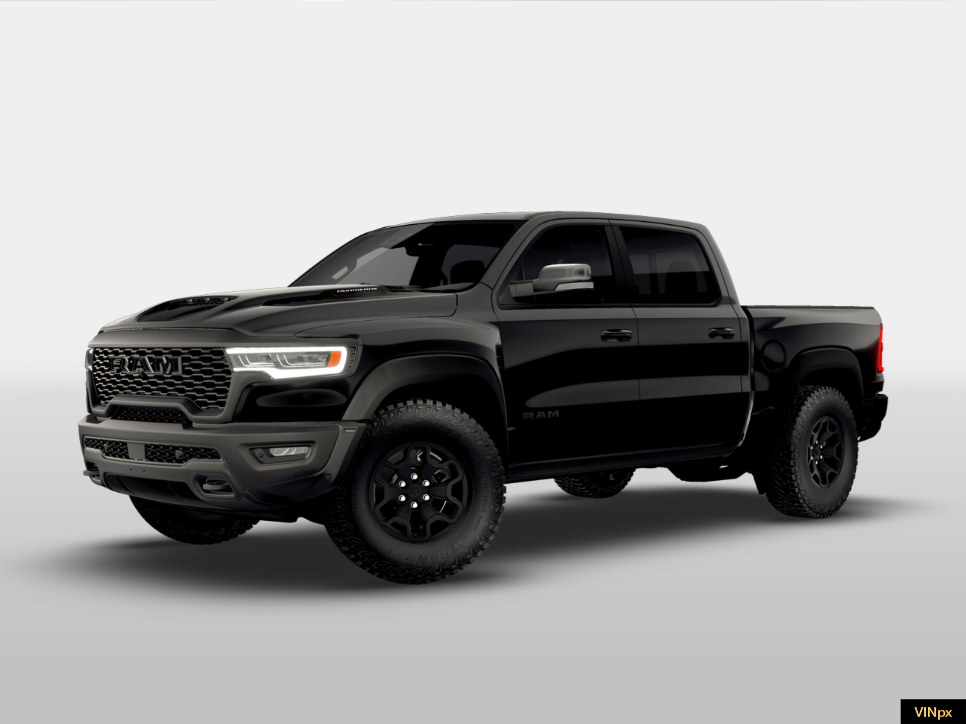 New 2026 Diamond Black Crystal Pearl-Coat Exterior Paint RAM RHO image 2
