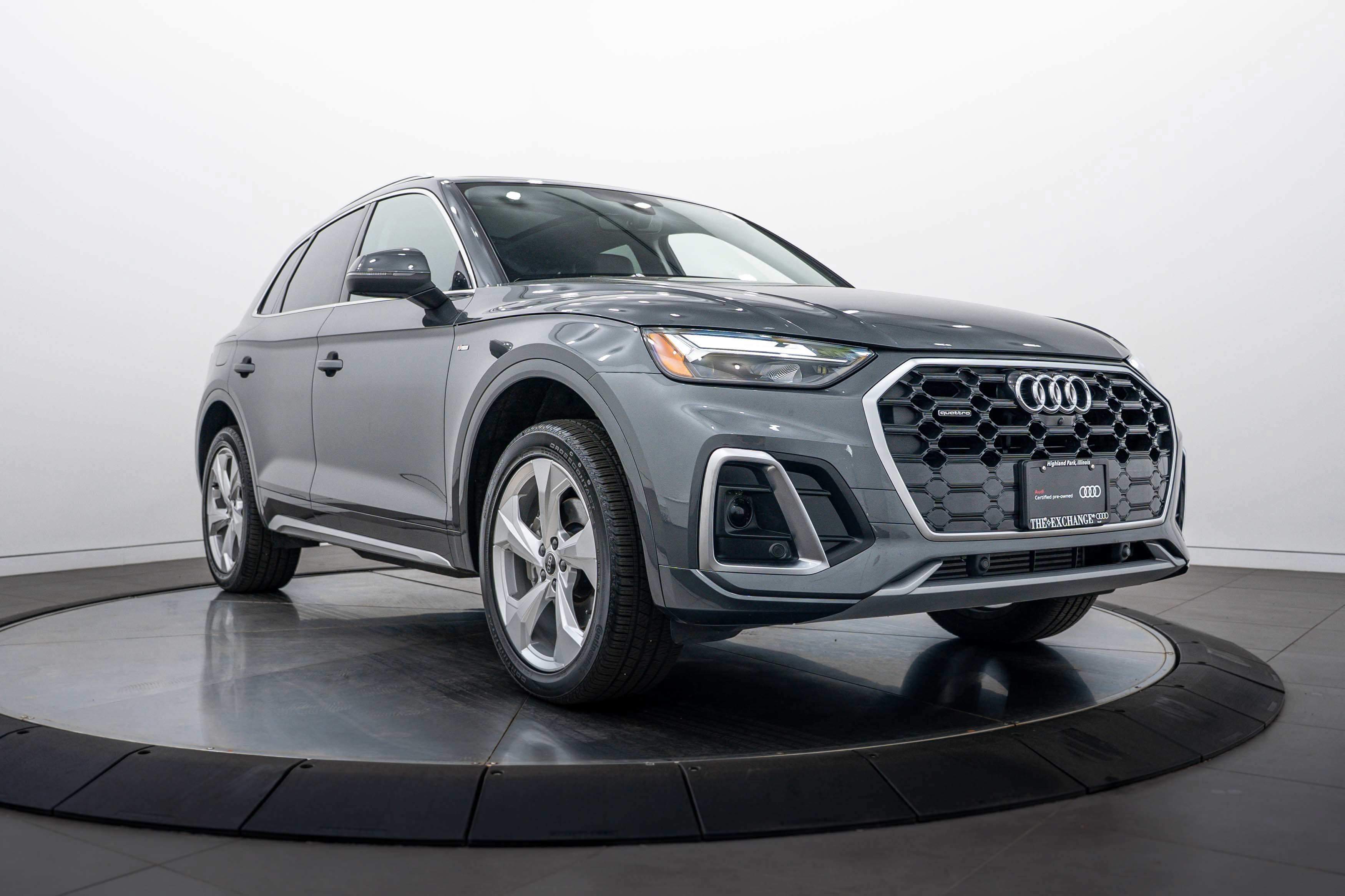 Certified Used 2023 Daytona Gray Pearl Effect Audi S line Premium Plus image 1