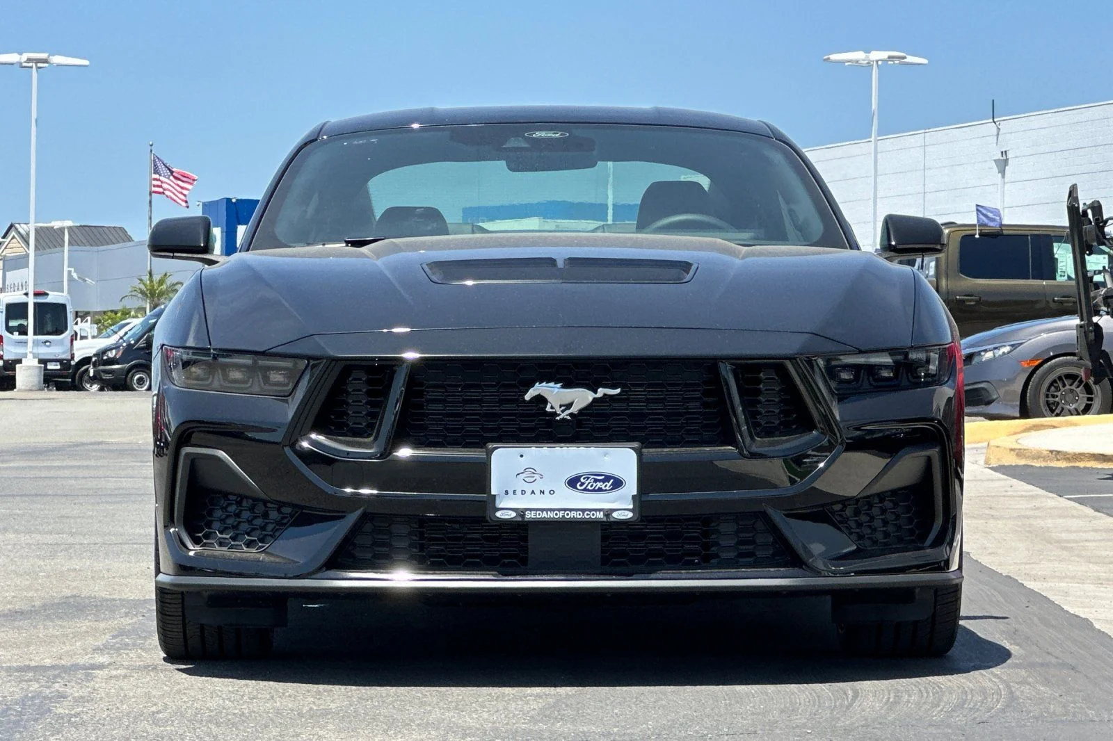 New 2026 Shadow Black Ford GT Premium Fastback image 8