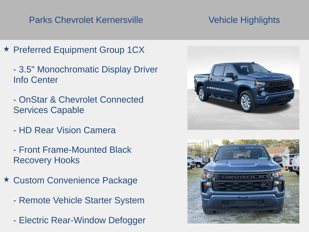 Used 2024 Lakeshore Blue Metallic Chevrolet Custom image 21