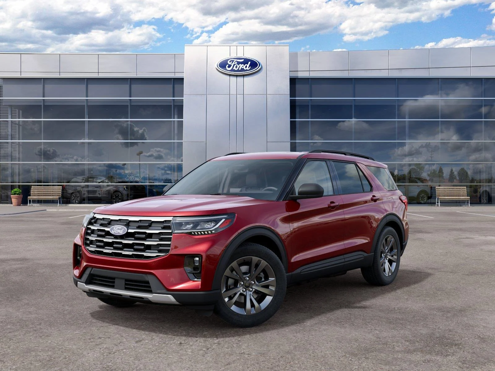 New 2027 Ruby Red Metallic Tinted Clearcoat Ford Active image 2