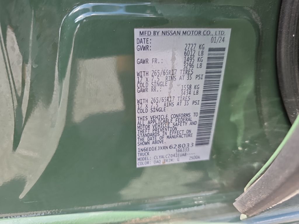 Used 2024 Tactical Green Metallic Nissan SV image 38
