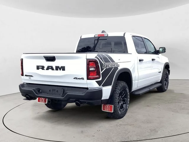 New 2026 Bright White Clearcoat Ram REBEL CREW CAB 4X4 5