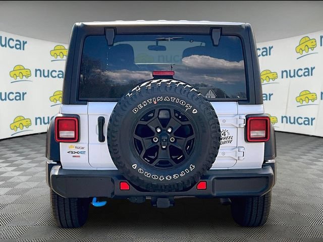 Used 2023 Bright White Clearcoat Jeep Willys 4xe image 5