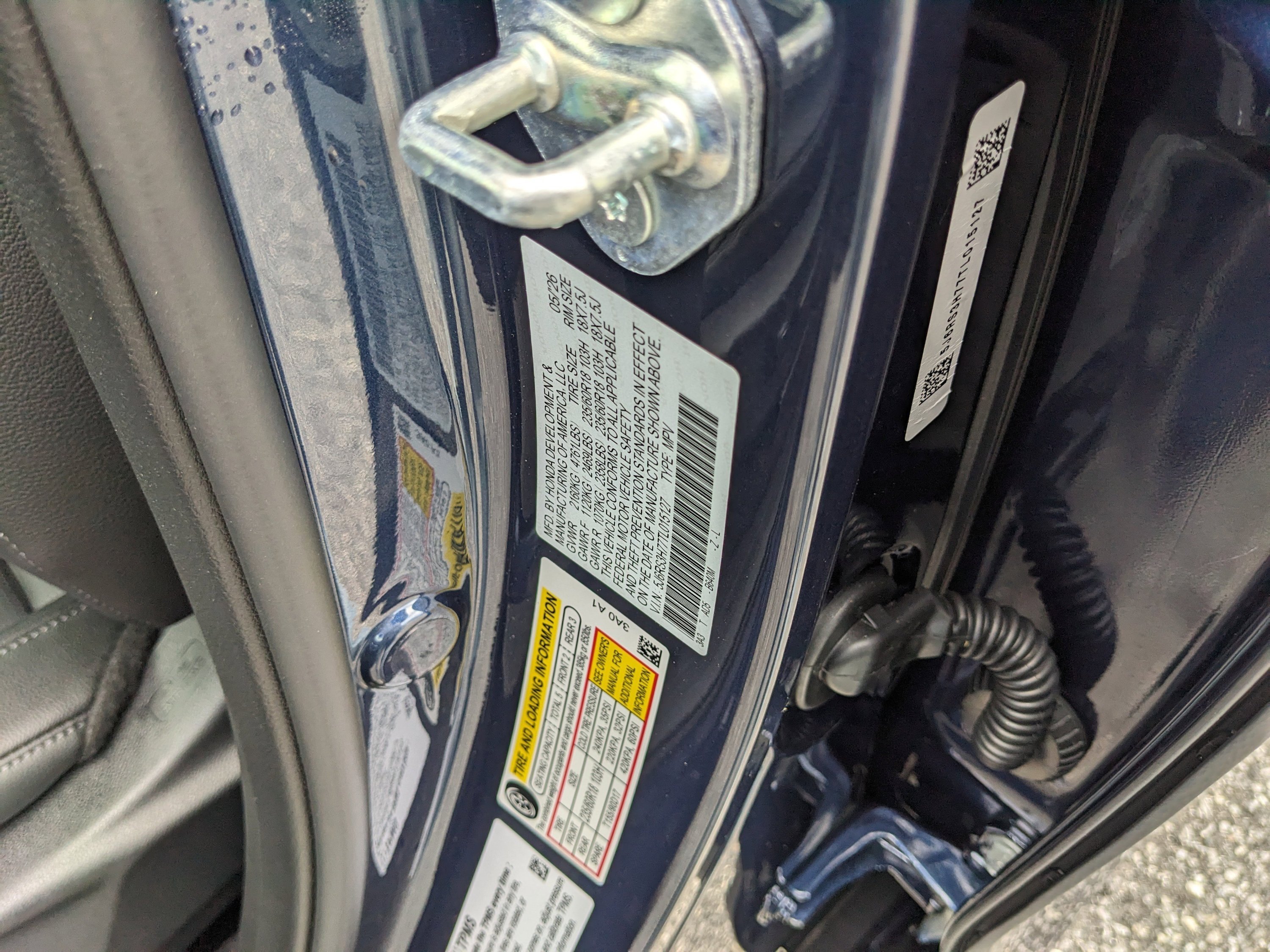 New 2026 Canyon River Blue Metallic Honda EX-L image 40