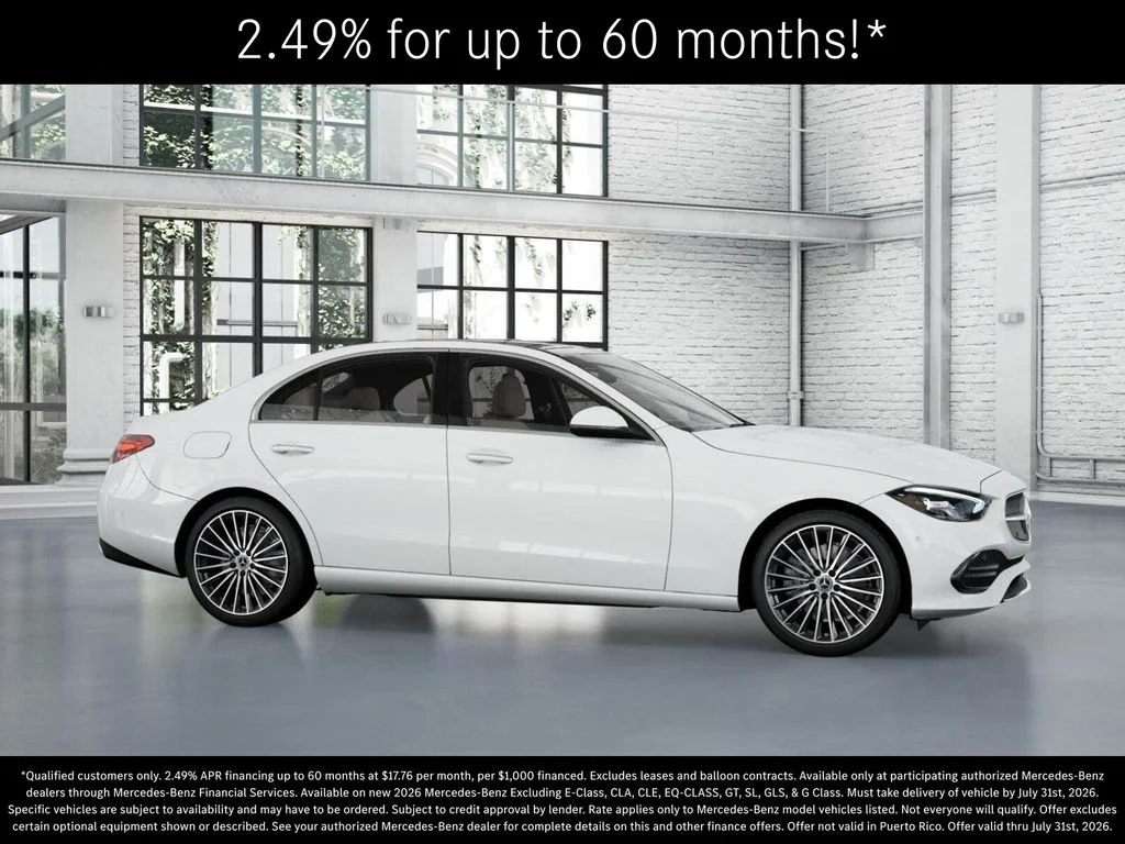 New 2026 Polar White Mercedes-Benz C 300 image 14