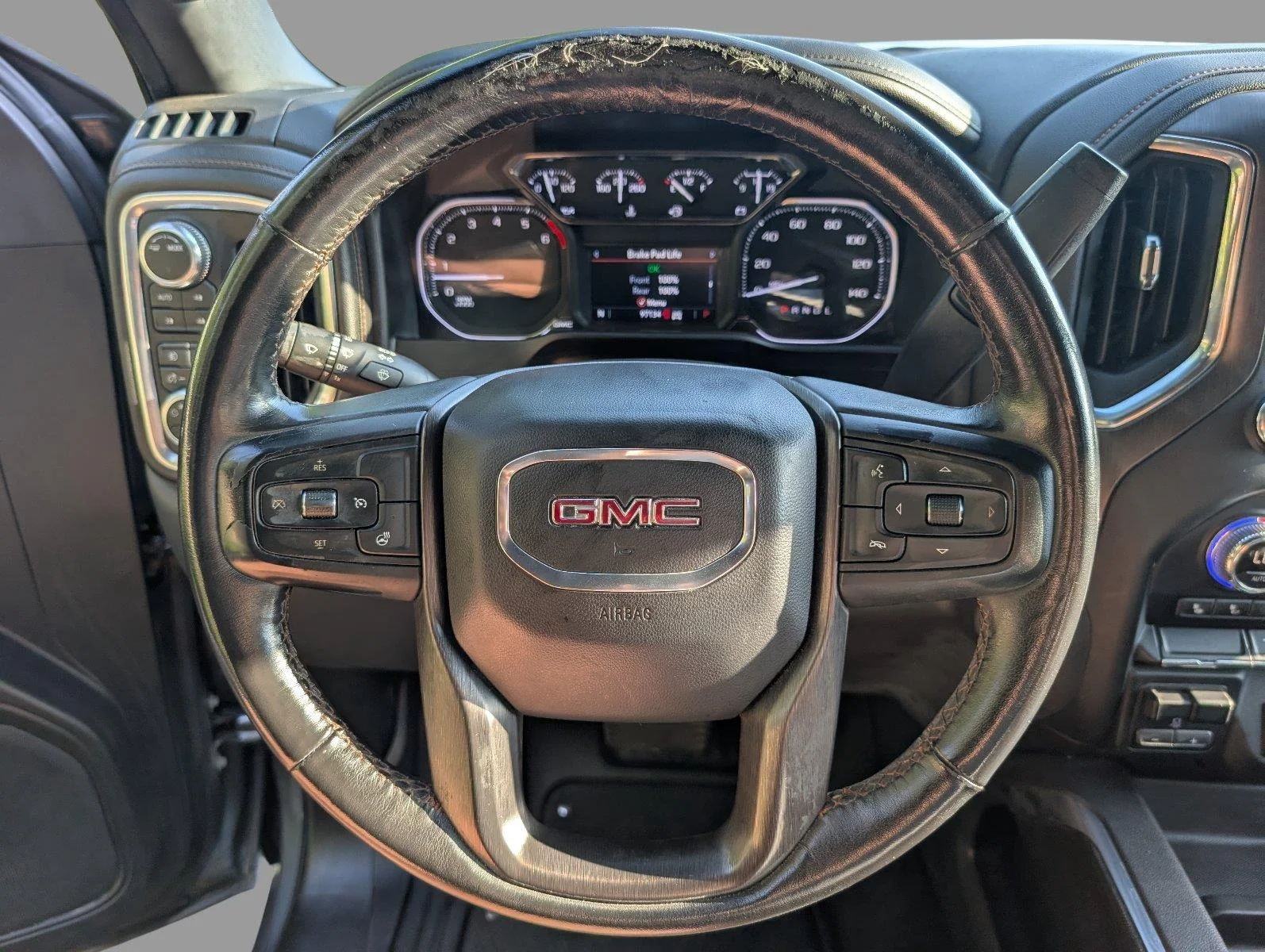 Used 2021 SATIN STEEL METALLIC GMC AT4 image 28