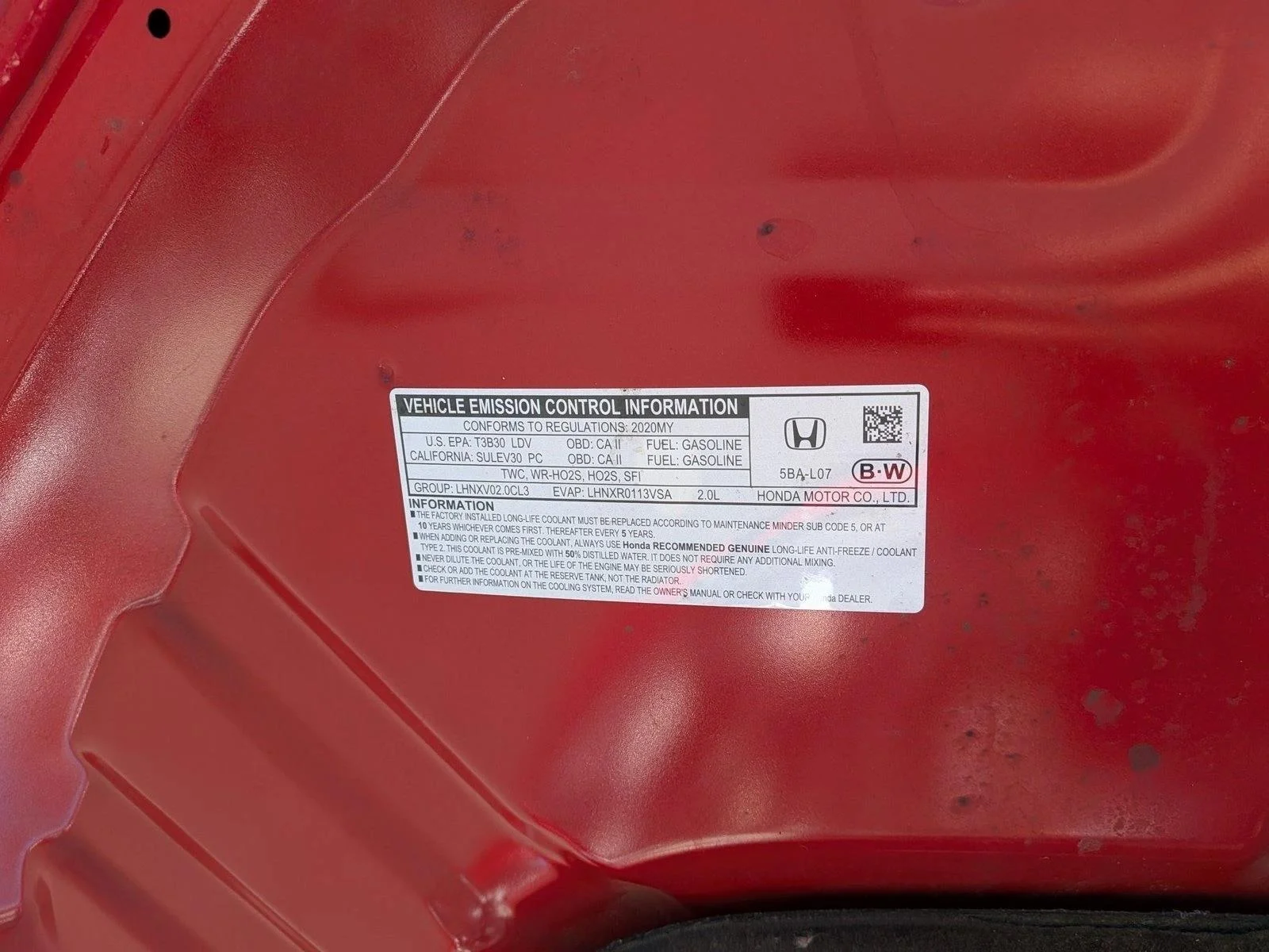 Used 2020 Red Honda Sport image 15