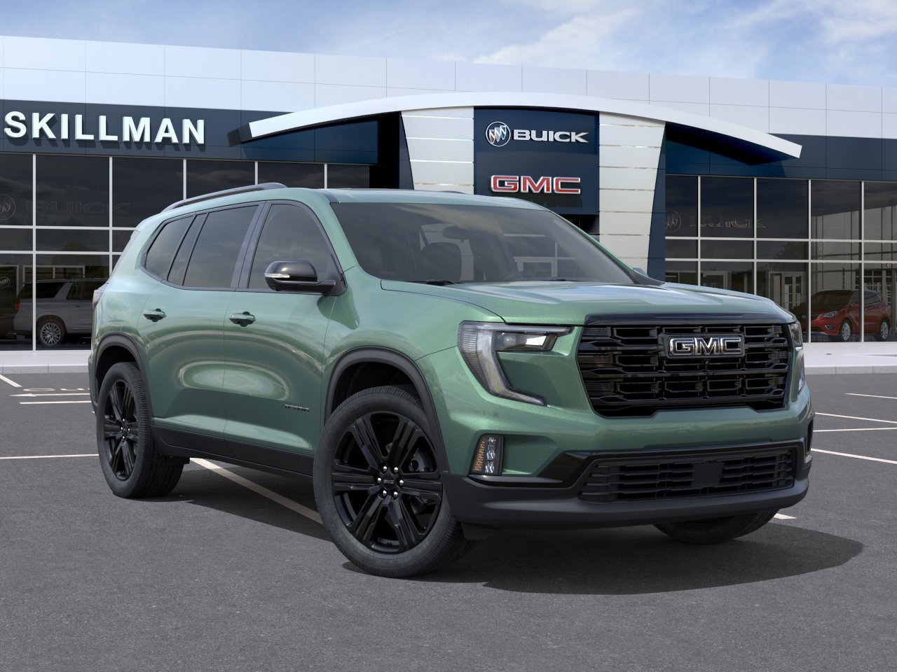 New 2027 Trailstone Green Metallic GMC Elevation image 7