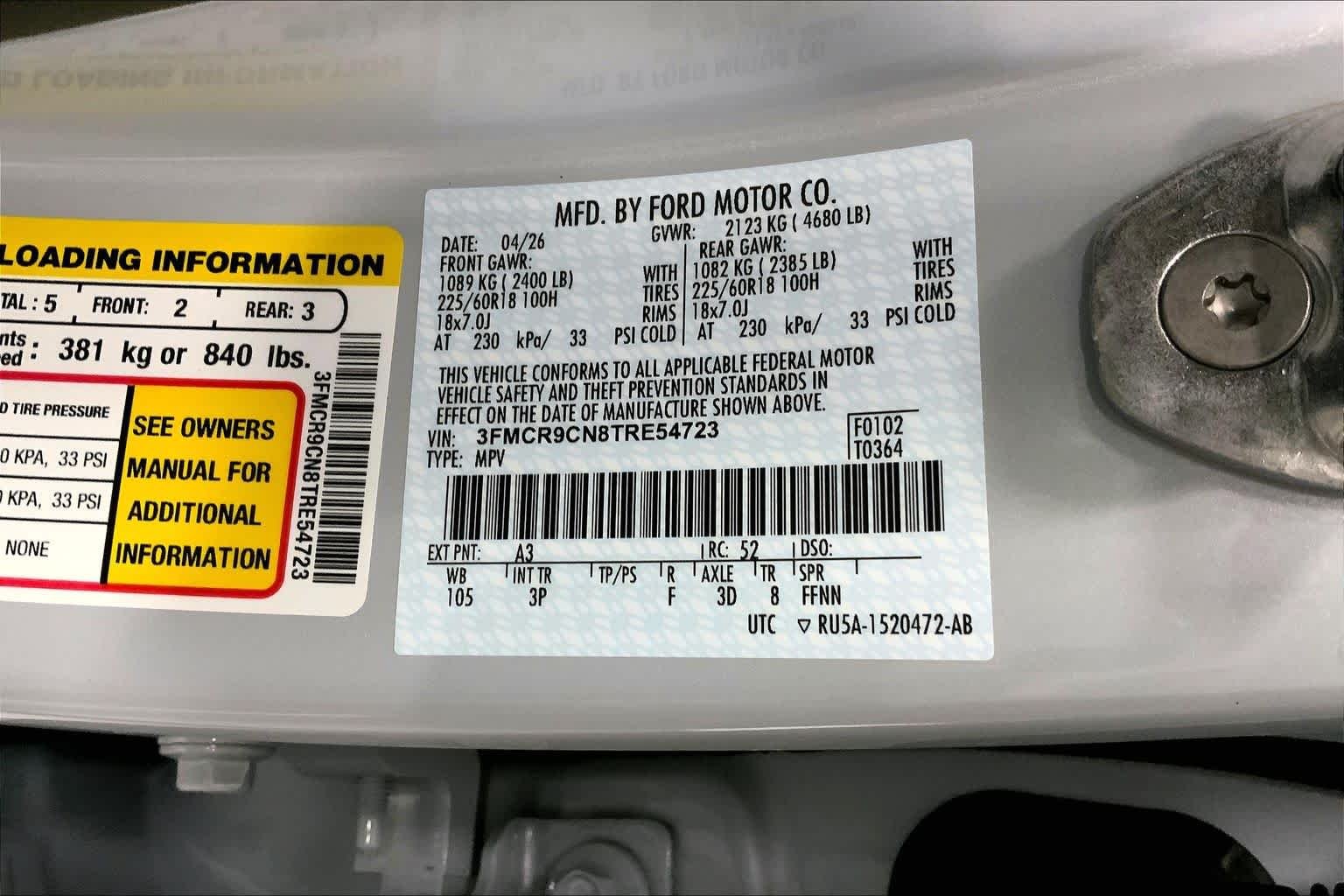 New 2026 Space White Metallic Ford Outer Banks® image 19
