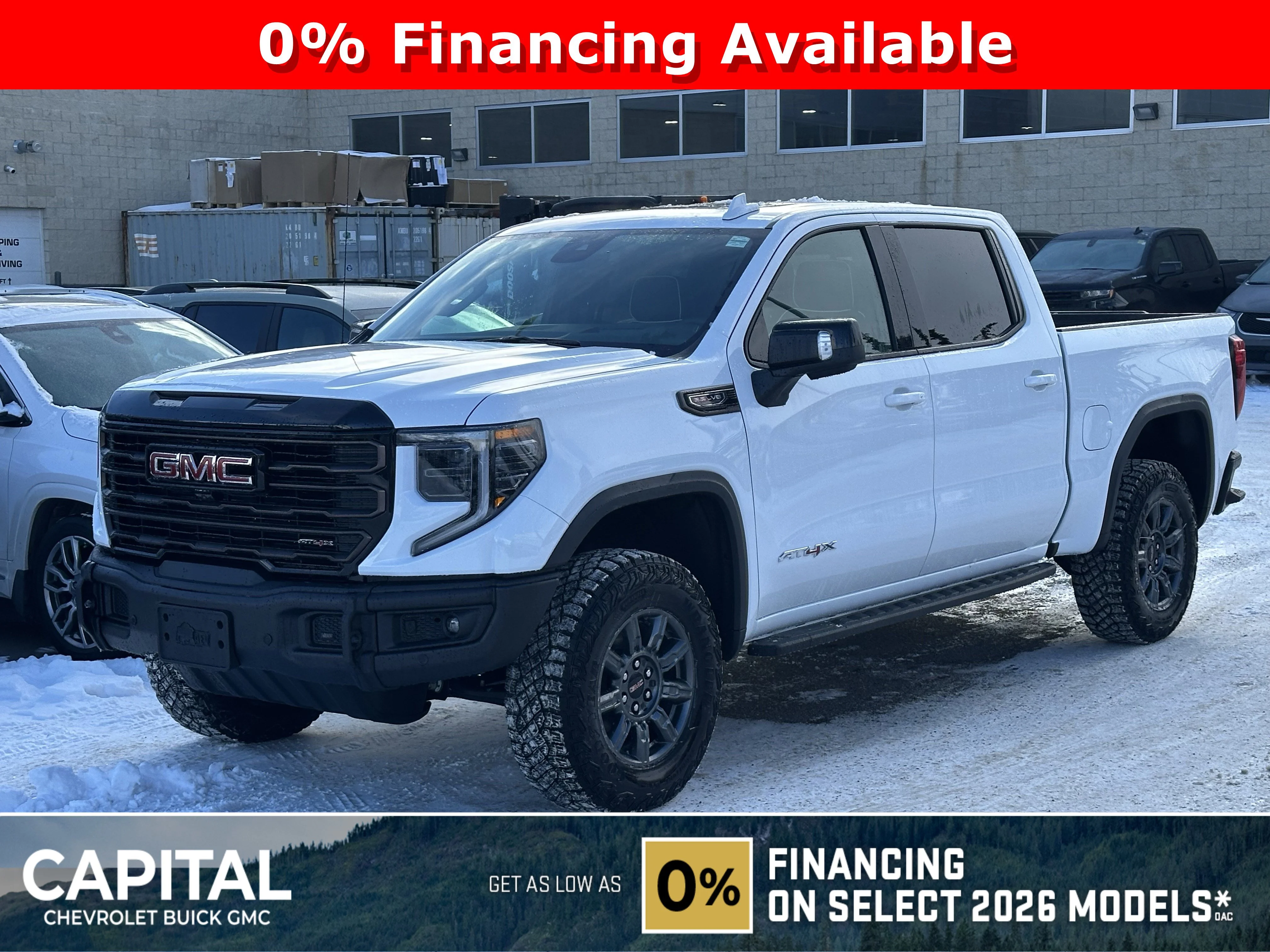 New 2026 Summit White GMC AT4X image 1