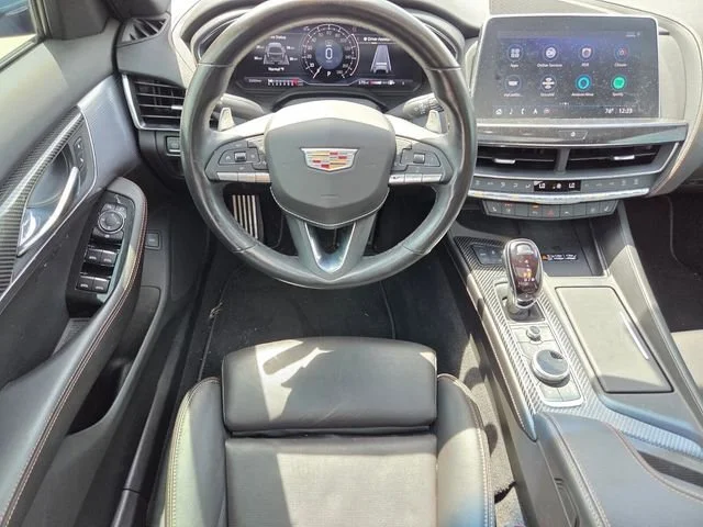 Used 2024 Midnight Steel Metallic Cadillac V-Series image 12