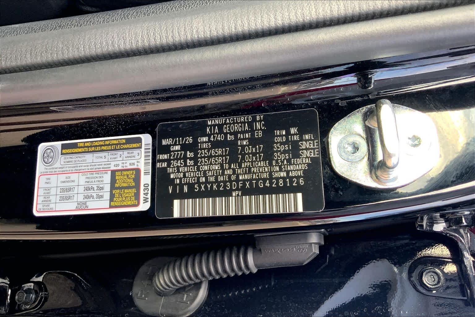 Used 2026 Ebony Black Kia LX image 37