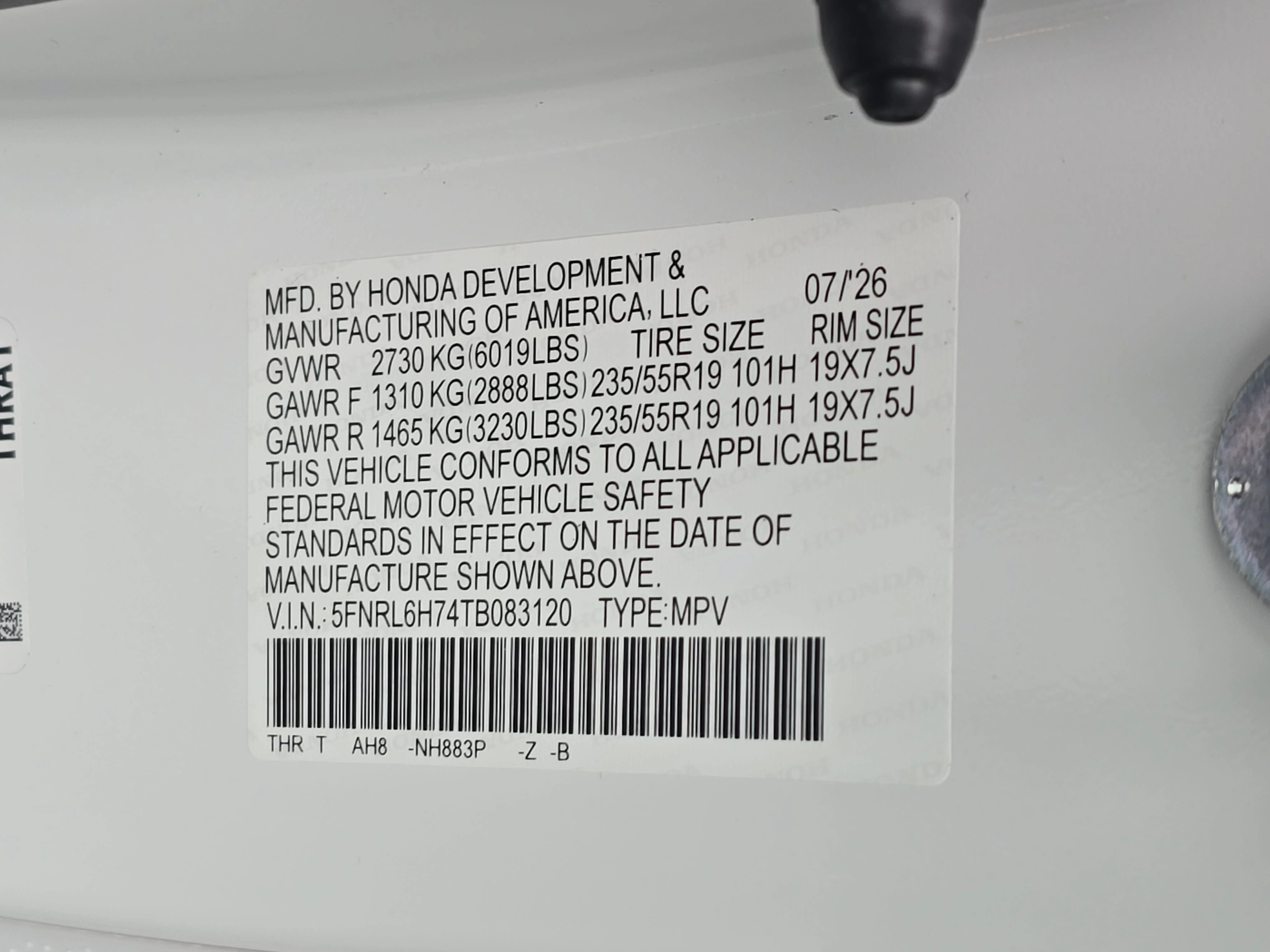 New 2026 Platinum White Pearl Honda Sport-L image 36