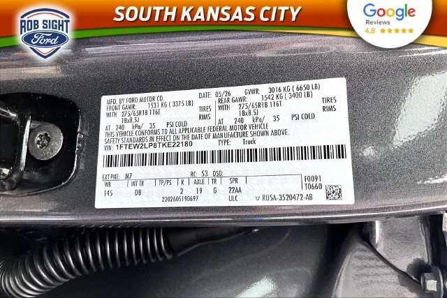 New 2026 Carbonized Gray Metallic Ford STX® image 8