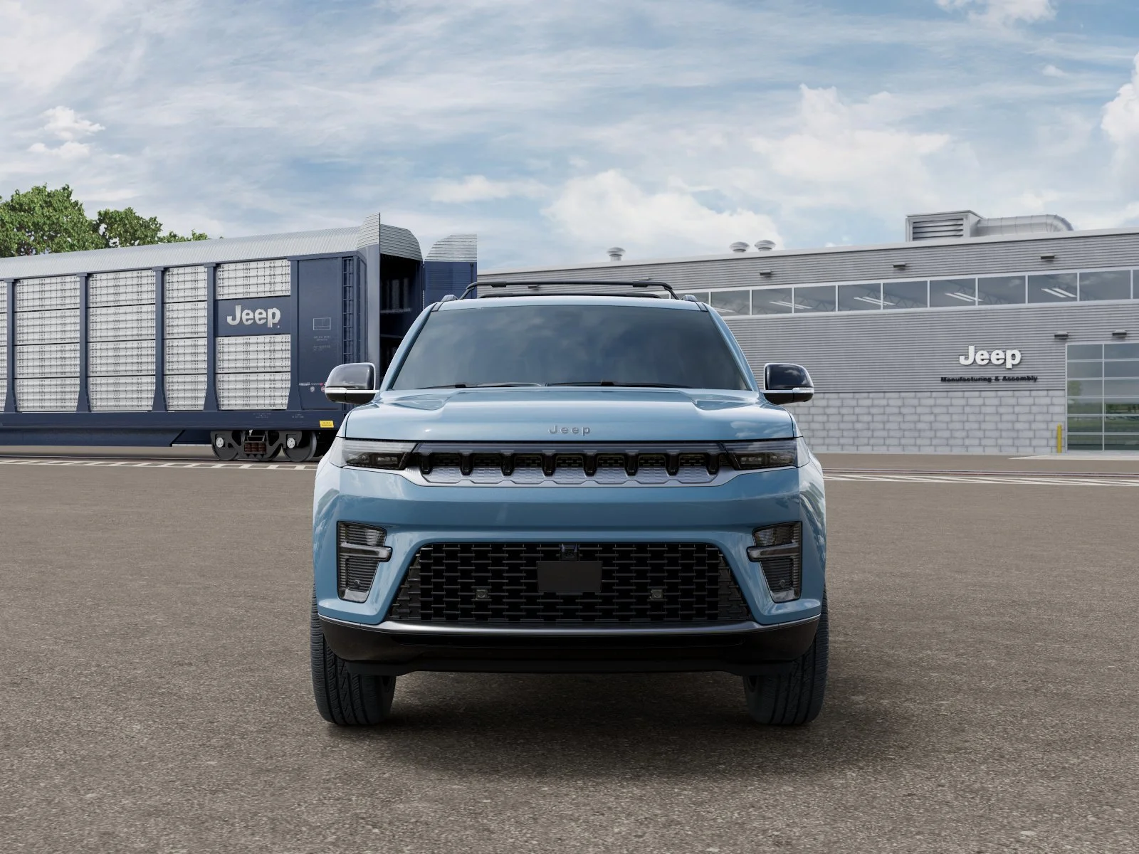 New 2026 Steel Blue Exterior Paint Jeep BASE image 6