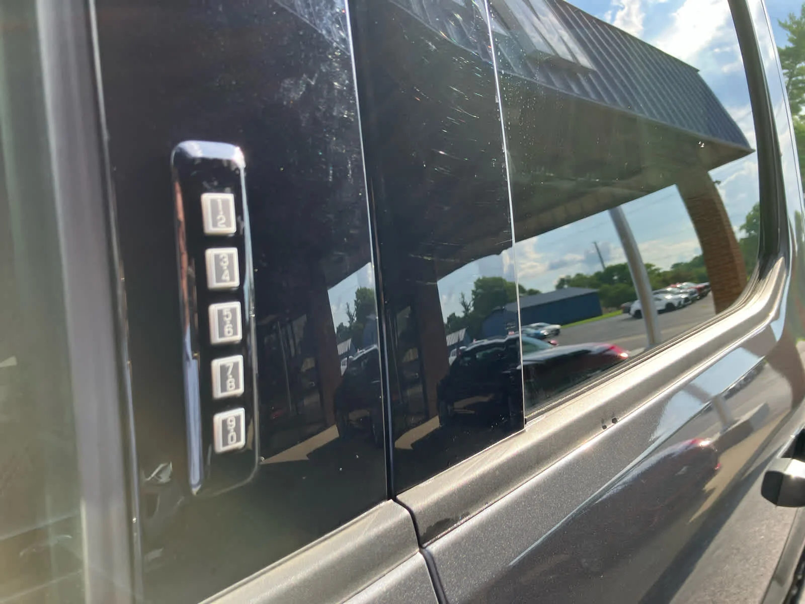 Used 2023 Carbonized Gray Metallic Ford XLT image 9