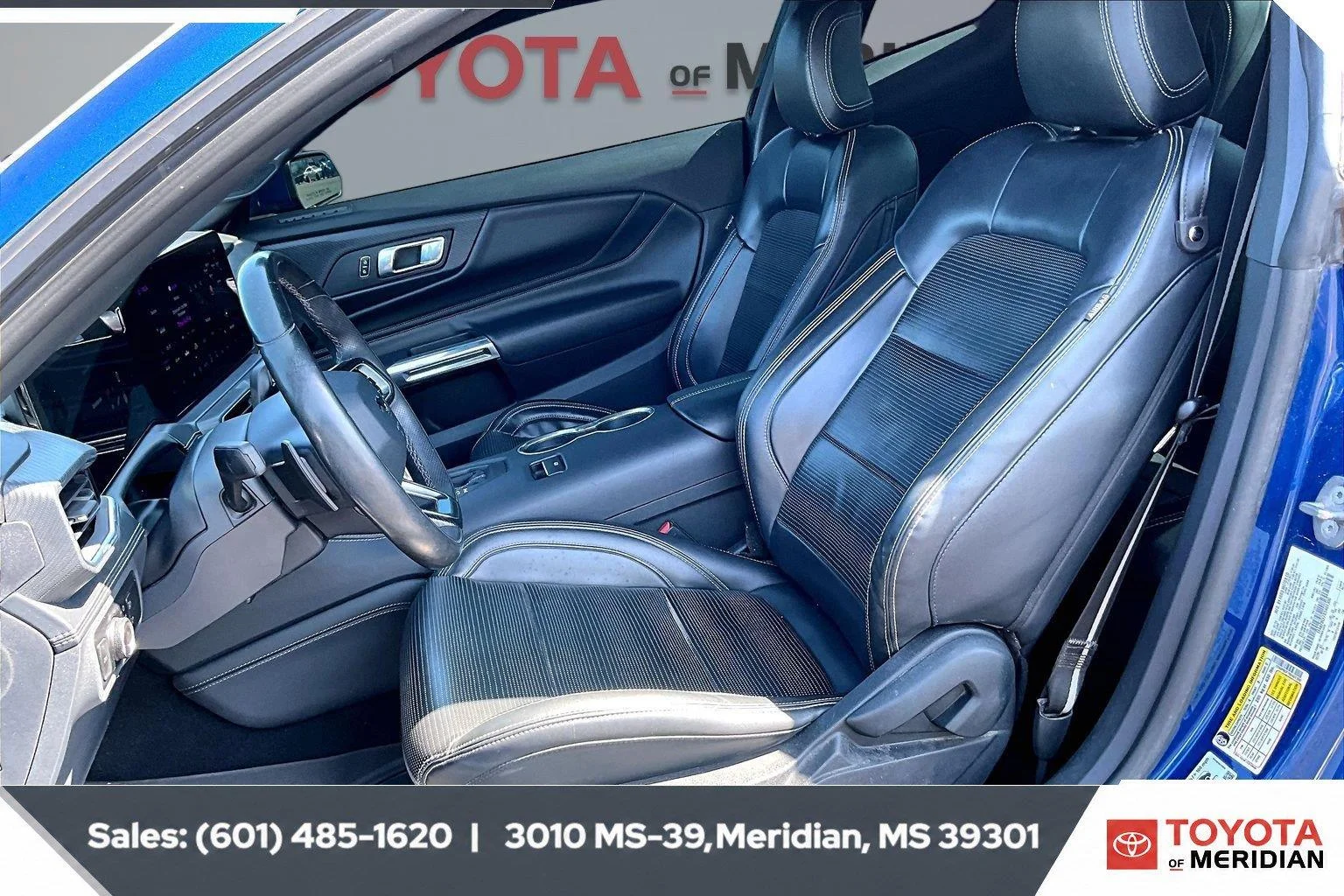 Used 2024 Atlas Blue Ford GT Premium image 18