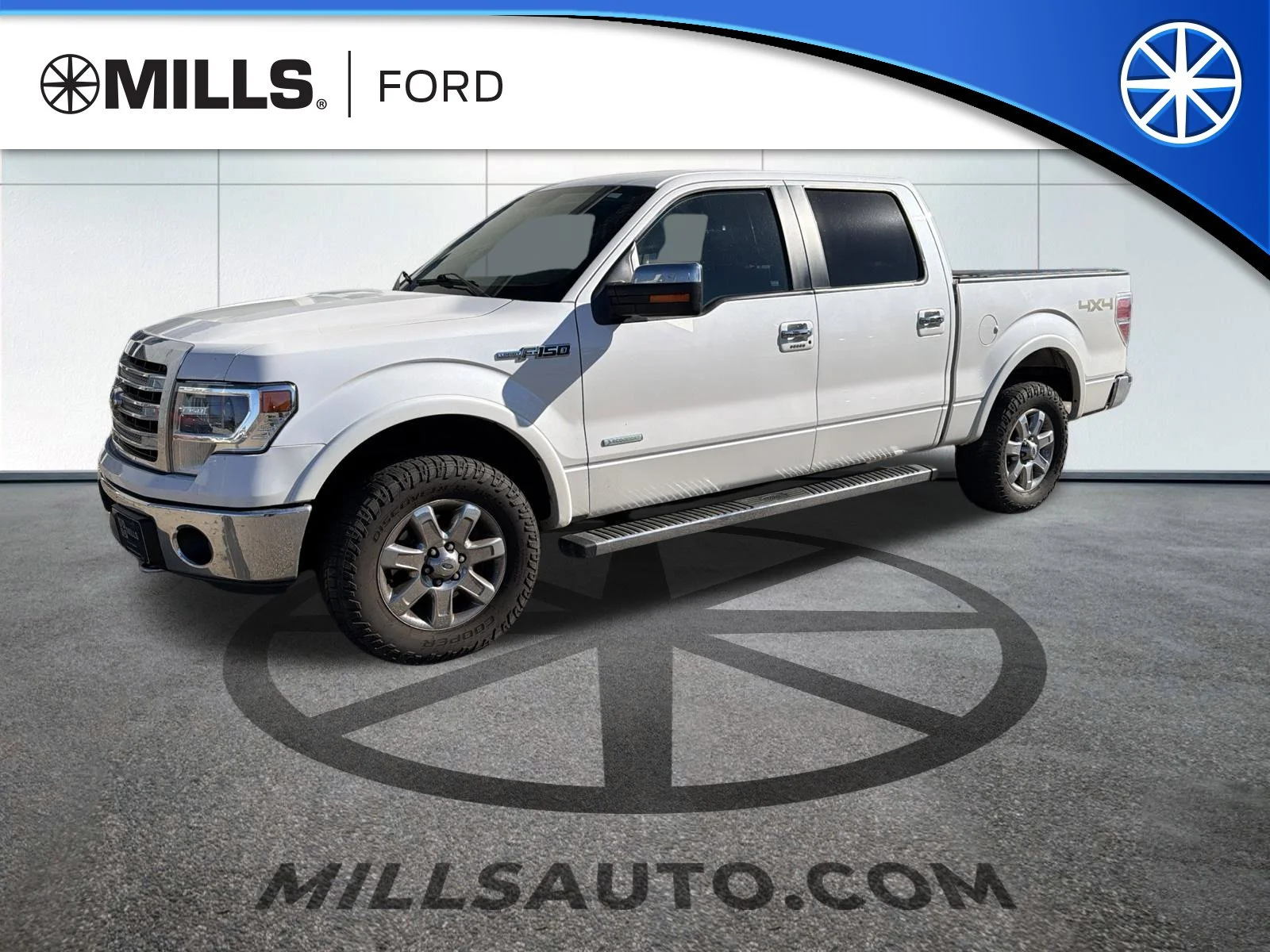 Used 2014 White Ford Lariat image 1