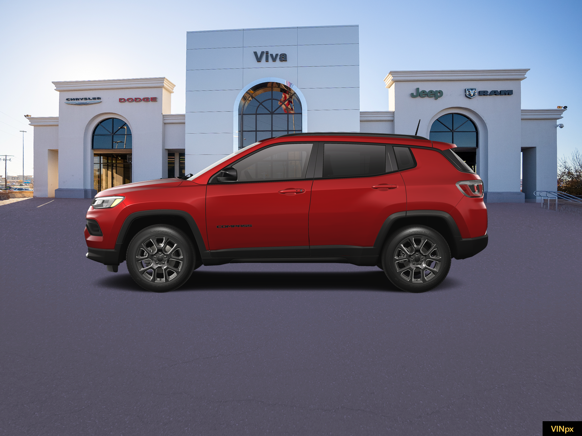 New 2026 Red Hot Pearl-Coat Exterior Paint Jeep Latitude image 15