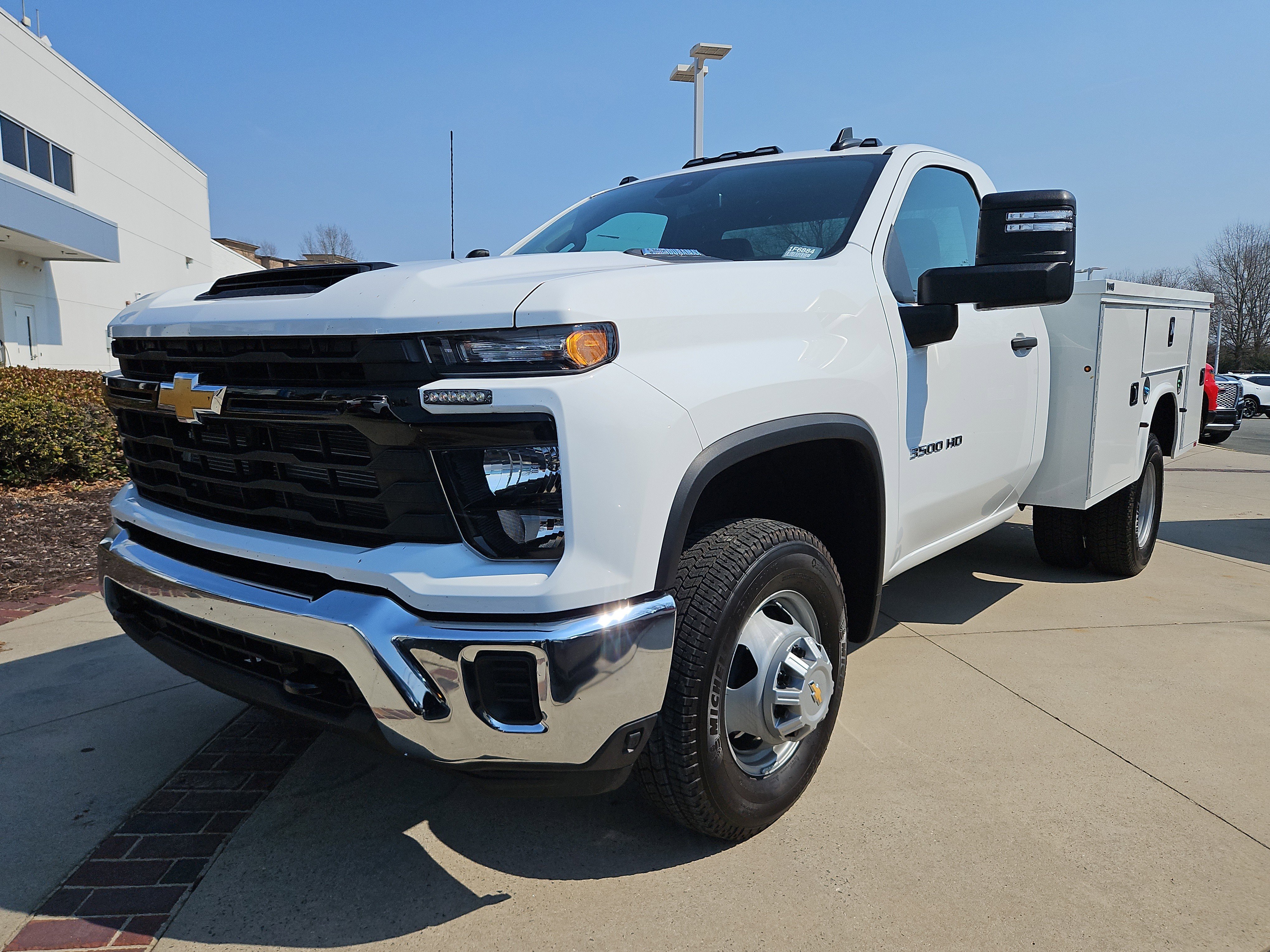 New 2024 Summit White Chevrolet Work Truck image 3
