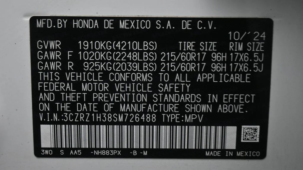 Used 2025 White Honda LX image 23