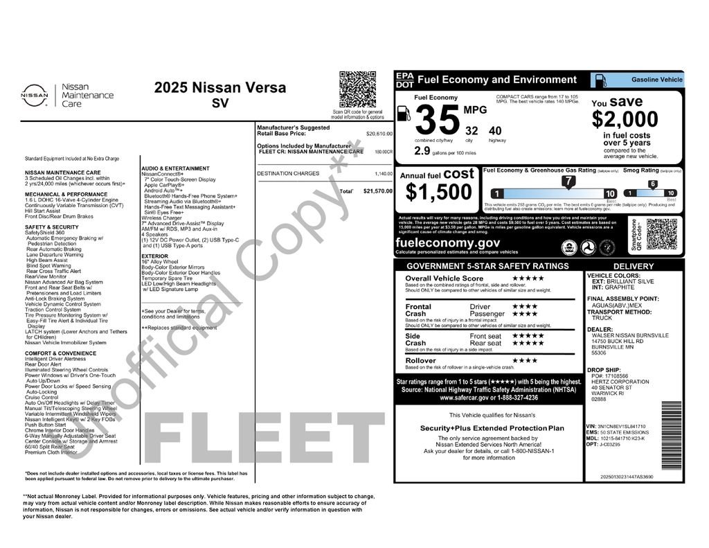 Used 2025 Silver Nissan 1.6 SV image 21