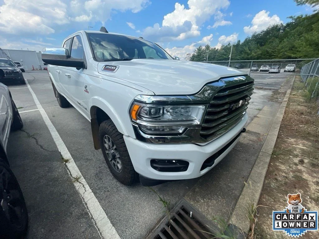 Used 2020 White Ram Laramie Longhorn image 4
