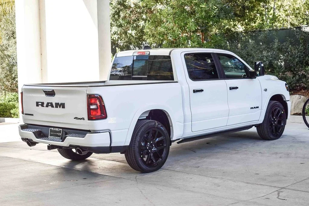 New 2026 Ivory White Tri-Coat Pearl-Coat Exterior Paint RAM Laramie image 6